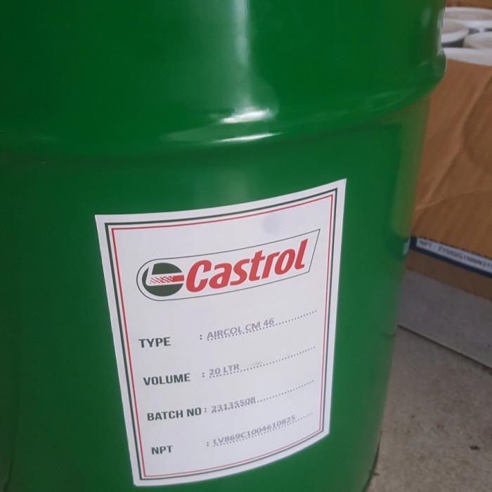 Castrol Aircol MR 46 ( Oli Kompresor Rotary / Compressor Oil )